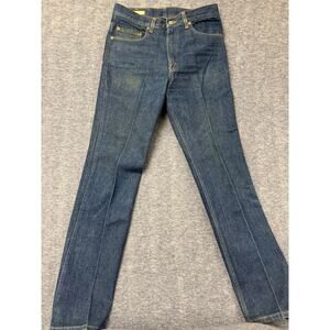 Vintage Levi's 517 Bootcut Dark Wash Blue Jeans Red Tag Little E Men's Size33x34